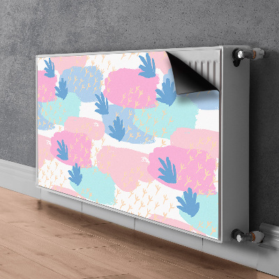 Cobertura magnética para radiador pegadas