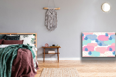 Cobertura magnética para radiador pegadas