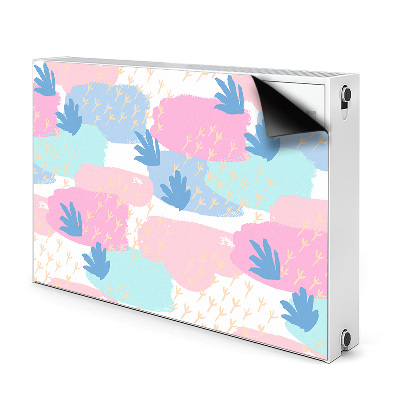 Cobertura magnética para radiador pegadas