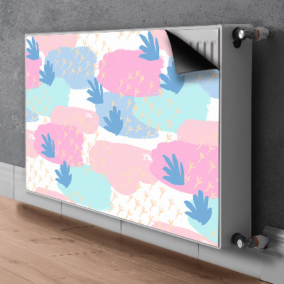 Cobertura magnética para radiador pegadas