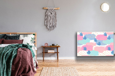 Cobertura magnética para radiador pegadas