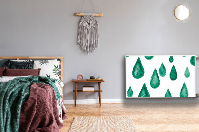 Capa magnética para radiador Gotas de chuva