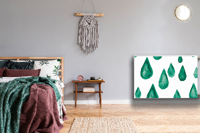 Capa magnética para radiador Gotas de chuva