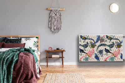 Cobertura magnética para radiador Codornas pintadas