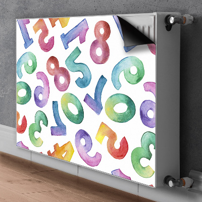 Capa magnética para radiador Letras coloridas