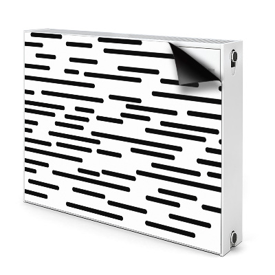 Cobertura magnética para radiador Linhas tracejadas