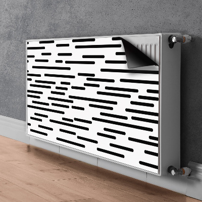 Cobertura magnética para radiador Linhas tracejadas