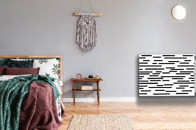 Cobertura magnética para radiador Linhas tracejadas