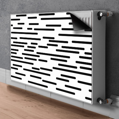 Cobertura magnética para radiador Linhas tracejadas