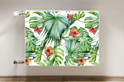 Capa magnética para radiador folhas havaianas