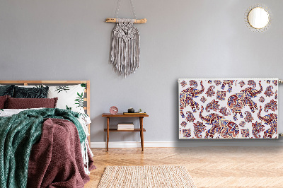 Cobertura magnética para radiador Elefante Paisley