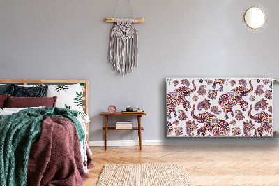 Cobertura magnética para radiador Elefante Paisley