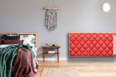 Cobertura magnética para radiador Padrão de diamante vermelho