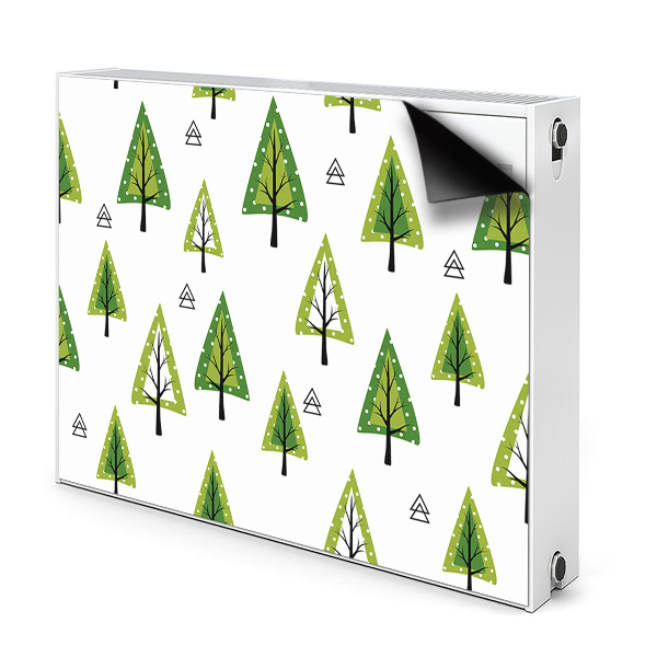 Capa magnética para radiador Árvores triangulares