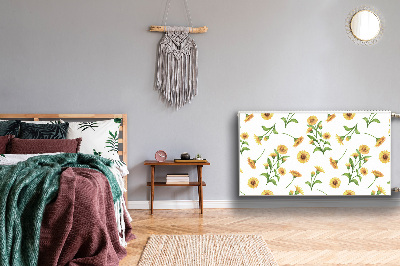 Cobertura magnética para radiador Girassóis