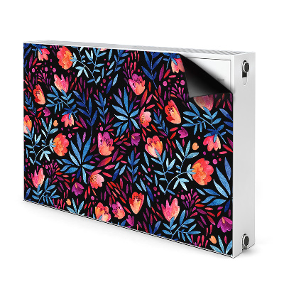 Capa magnética para radiador Padrão floral