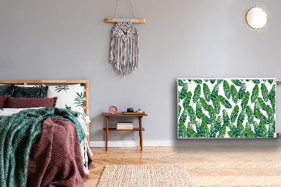 Cobertura magnética para radiador Folhas exóticas