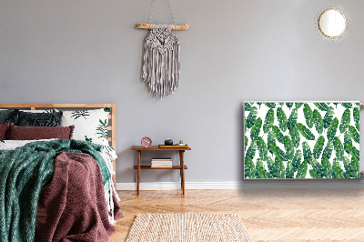 Cobertura magnética para radiador Folhas exóticas