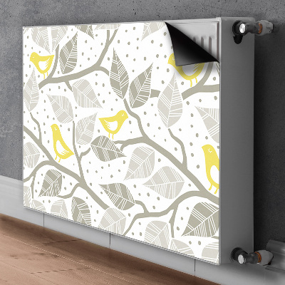 Capa magnética para radiador Pássaros