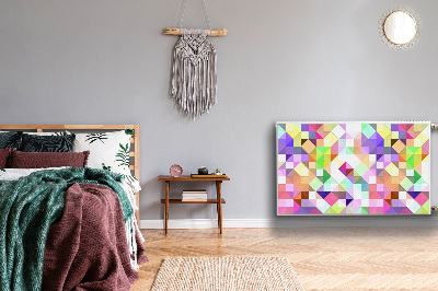 Cobertura magnética para radiador Mosaico colorido