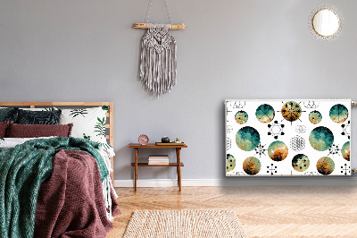 Cobertura magnética para radiador Padrão galáctico