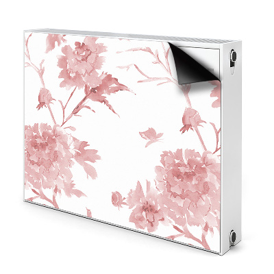 Capa magnética para radiador Flores em tons pastel