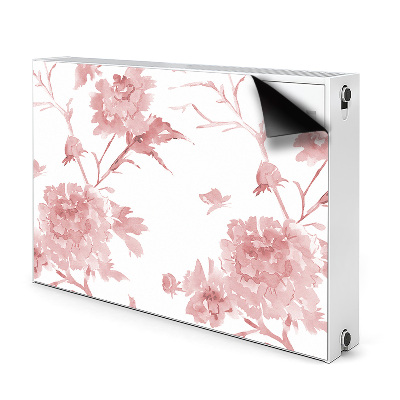 Capa magnética para radiador Flores em tons pastel