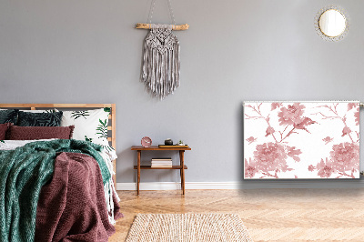 Capa magnética para radiador Flores em tons pastel