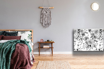 Capa magnética para radiador Um buquê de flores