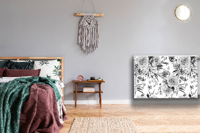 Capa magnética para radiador Um buquê de flores