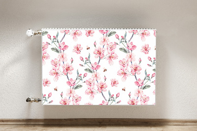 Capa magnética para radiador Flores sutis