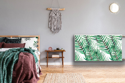 Capa magnética para radiador Folhas de palmeira