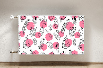 Cobertura magnética para radiador Penas e pontos