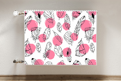 Cobertura magnética para radiador Penas e pontos