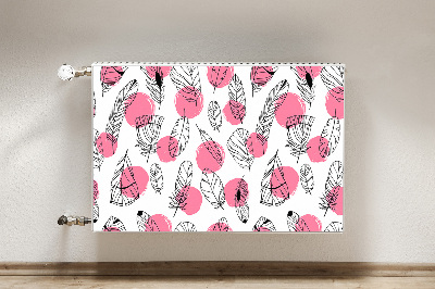 Cobertura magnética para radiador Penas e pontos