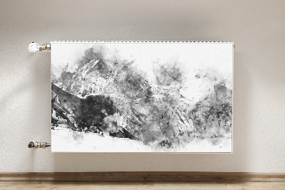 Capa magnética para radiador Paisagem montanhosa