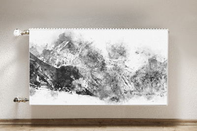 Capa magnética para radiador Paisagem montanhosa