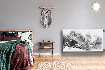 Capa magnética para radiador Paisagem montanhosa