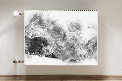 Capa magnética para radiador Paisagem montanhosa