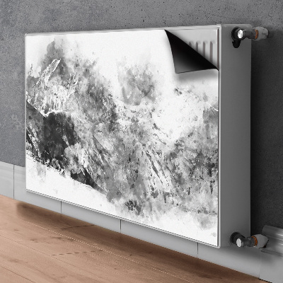 Capa magnética para radiador Paisagem montanhosa