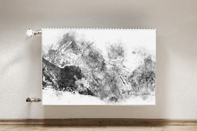 Capa magnética para radiador Paisagem montanhosa