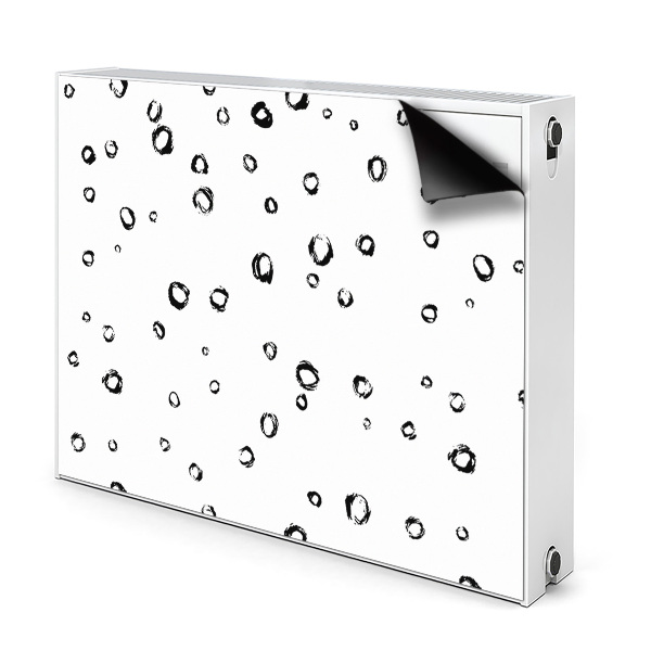 Capa magnética para radiador Círculos desenhados