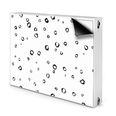 Capa magnética para radiador Círculos desenhados