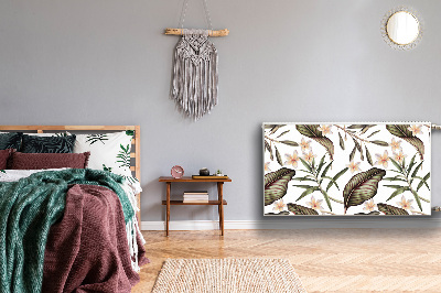 Capa magnética para radiador Folhas e flores