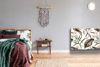 Capa magnética para radiador Folhas e flores