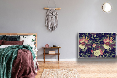 Cobertura magnética para radiador Flores vintage