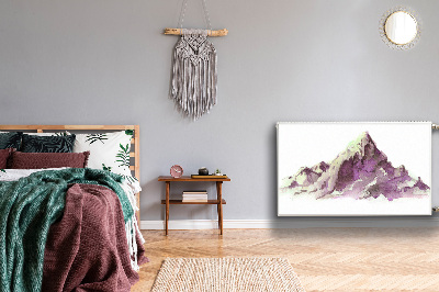 Capa magnética para radiador Montanhas de inverno