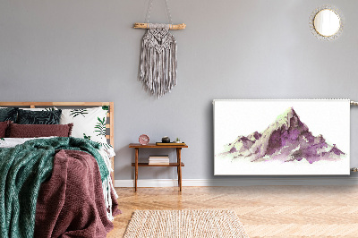 Capa magnética para radiador Montanhas de inverno