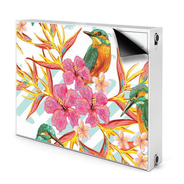 Cobertura magnética para radiador pássaros de verão