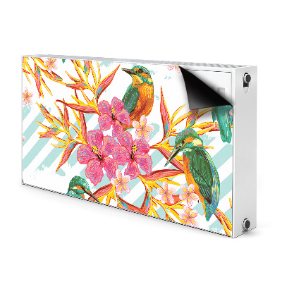 Cobertura magnética para radiador pássaros de verão